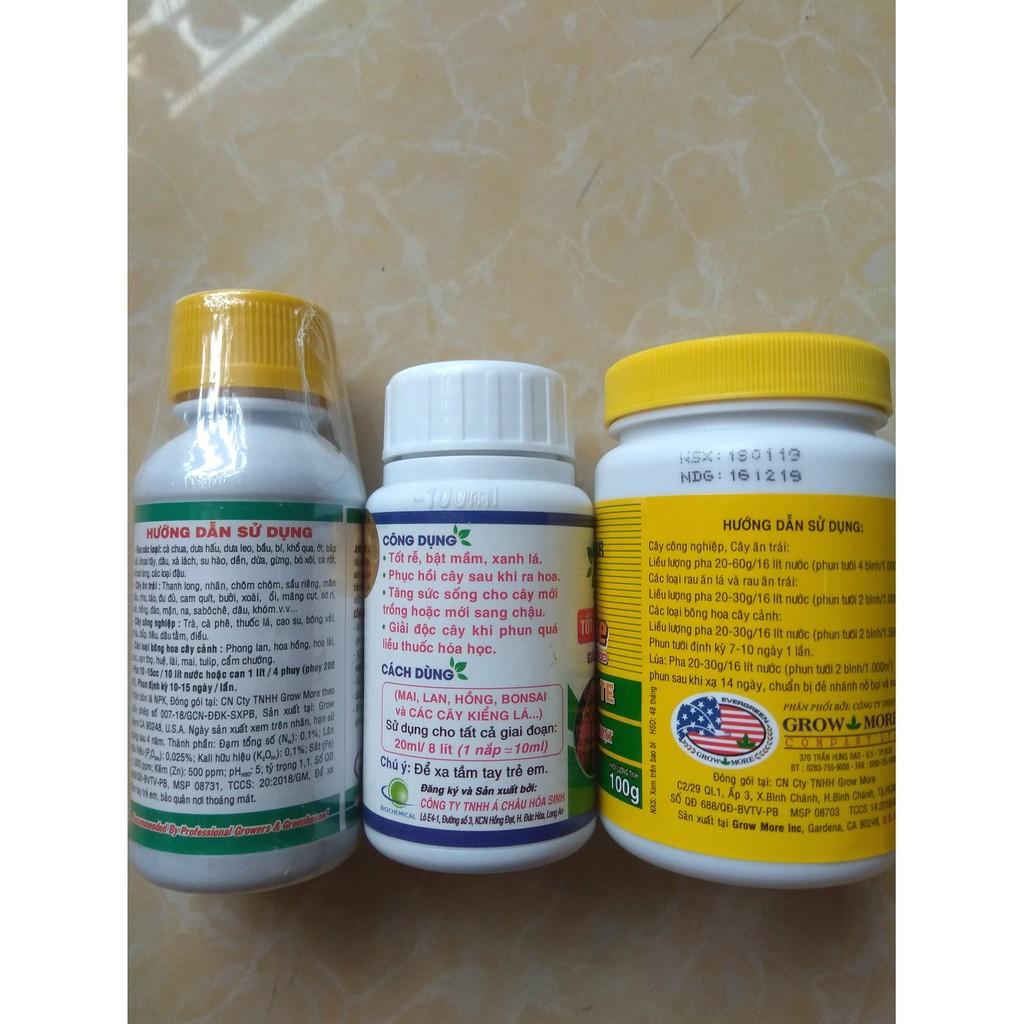 Bộ sản phẩm dưỡng cây chăm sóc phong lan - 100ml/chai