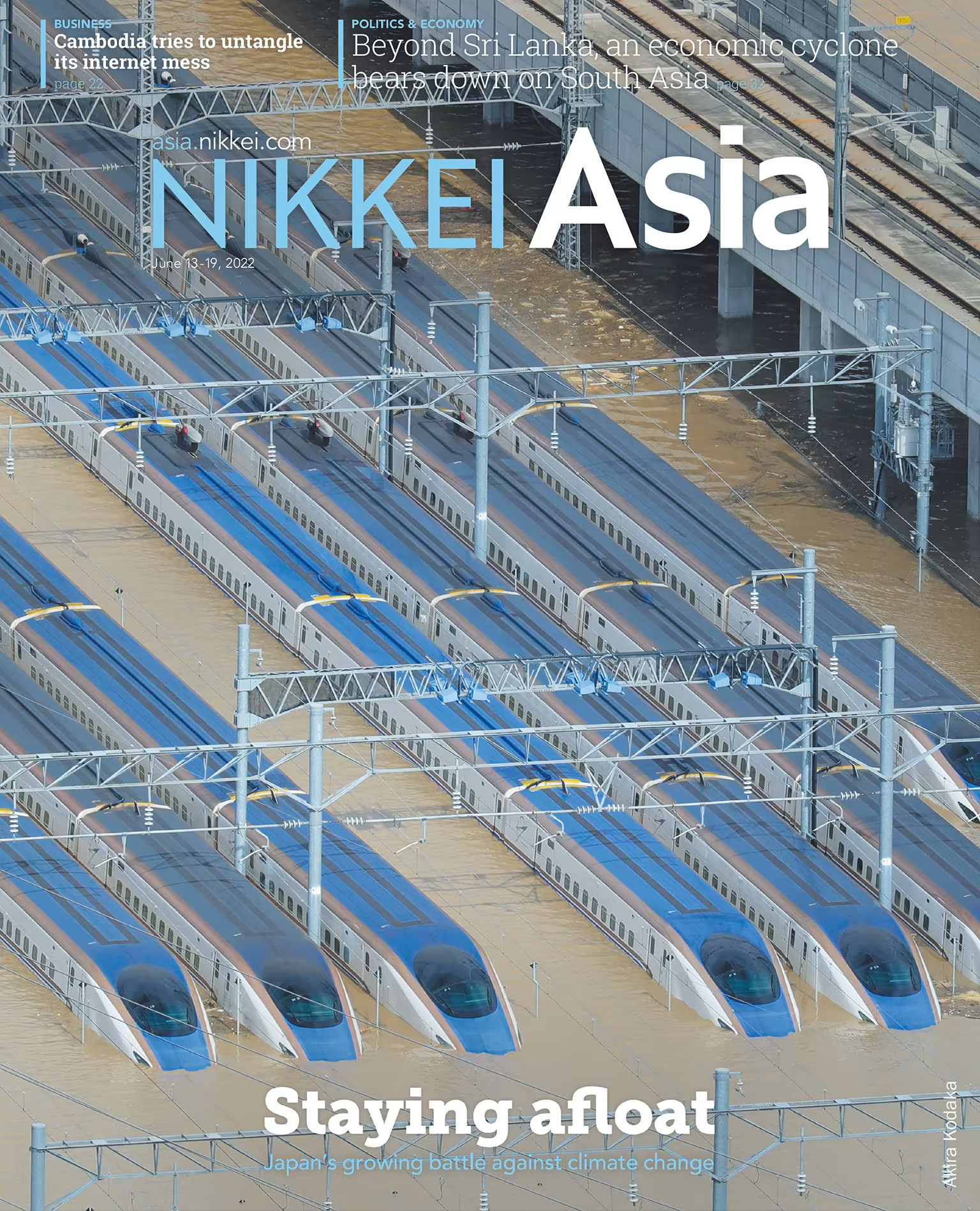 Nikkei Asian Review: Nikkei Asia - 2022: STAYING AFLOAT - 24.22 tạp chí kinh tế nước ngoài, nhập khẩu từ Singapore