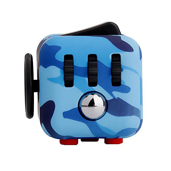 Fidget Cube Khối Vuông Giảm Stress Mẫu Hoa Văn Cao Cấp