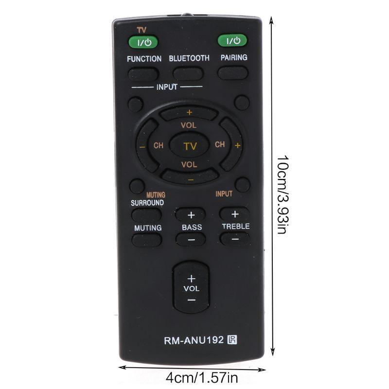 Thay thế điều khiển từ xa RM-ANU192 cho Sony Smart LCD LED TV HT-CT60BT SA-CT60BT SA-CT60 SOUND SOUND Truyền hình