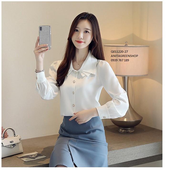 Q011220 ÁO SƠ MI NỮ CÔNG SỞ