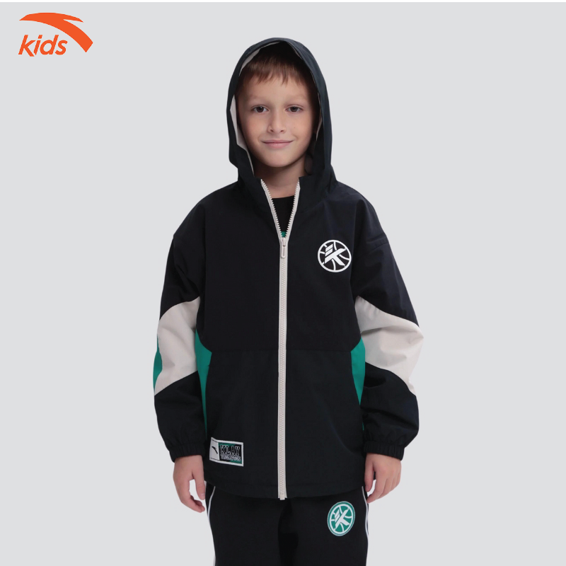 Áo Khoác Bé Trai Basketball Jacket Anta Kids W352341604