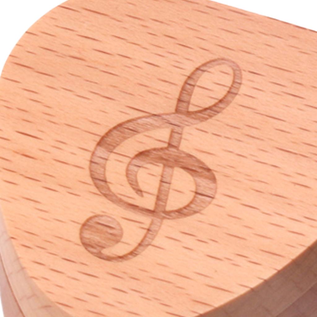 Sunnimix Đàn Guitar Hộp Gỗ Khắc Hộp Giá Đỡ Cho Đàn Guitar Người Yêu Âm Nhạc Quà Tặng