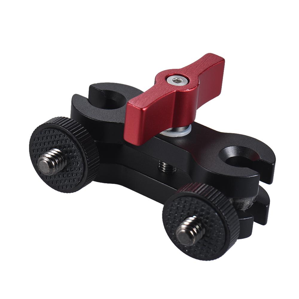 Giá gắn màn hình khớp nối với đầu bi đôi với 1/4 inch