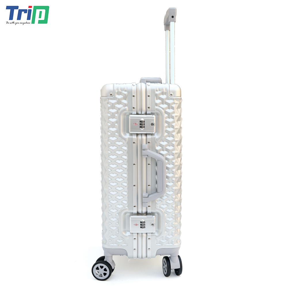 TẶNG DÂY ĐAI - Vali khung nhôm TRIP A98 chống trộm cao cấp có đủ kích thước 20-24-28inch - Hàng chính hãng