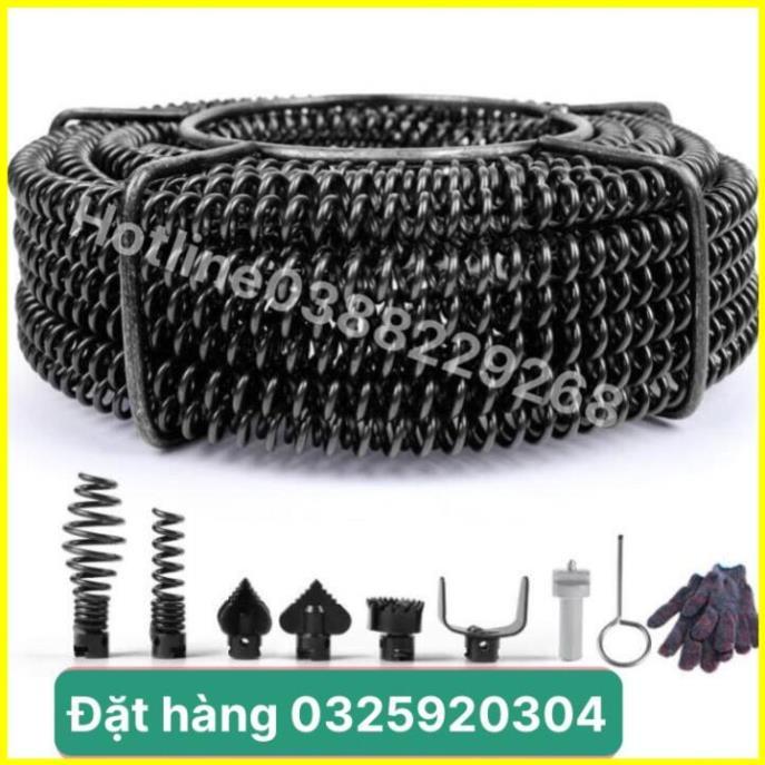 Dây thông tắc cống dùng tay quay