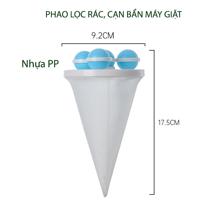 Phao lọc cặn, rác máy giặt thế hệ mới (màu ngẫu nhiên)