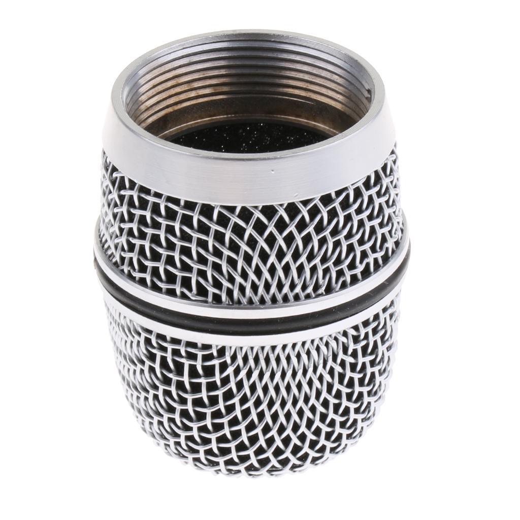 Steel Microphone Grill Head Windscreen Head Cover Grille for Mic Parts