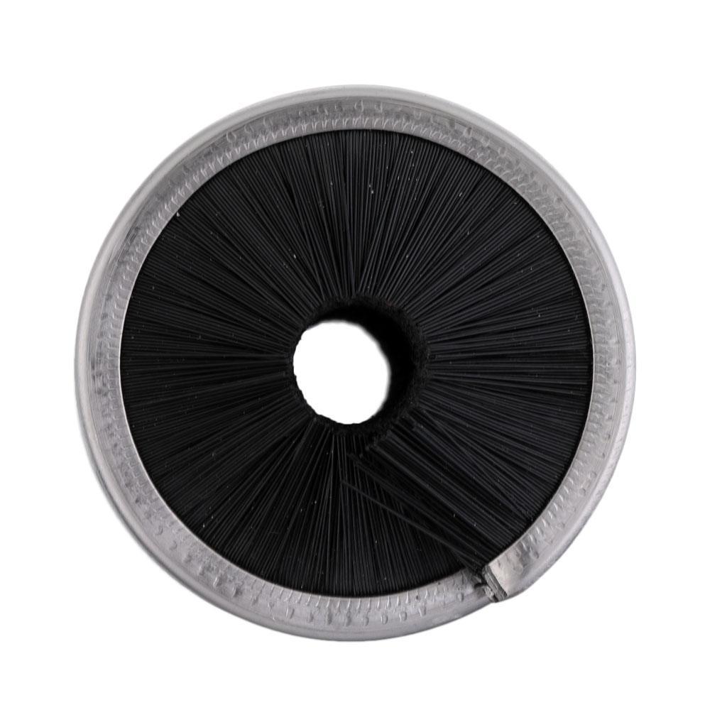 2pcs/set Black & Yellow Durable Cleaning Brush for 8mm to 13mm Diameter Climbing Rope Cord