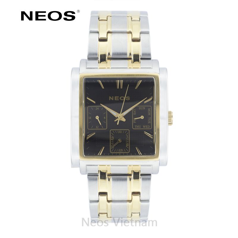 Đồng Hồ Nam Mặt Vuông 6 Kim Neos N-50557M Sapphire Bảo Hành Chính Hãng 5 Năm