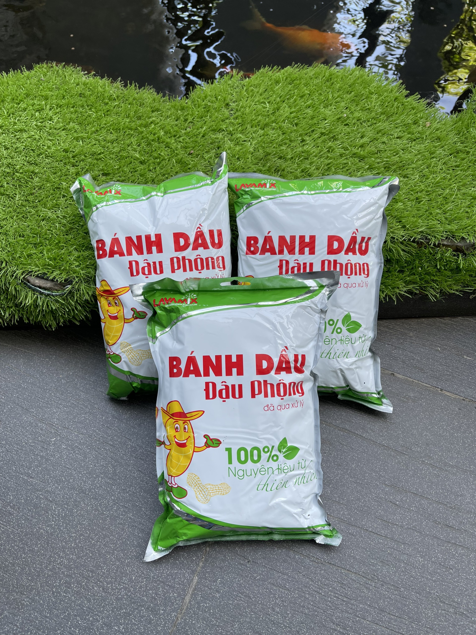 GÓI 1 KG - PHÂN BÁNH DẦU ĐẬU PHỘNG ĐÃ QUA XỬ LÝ