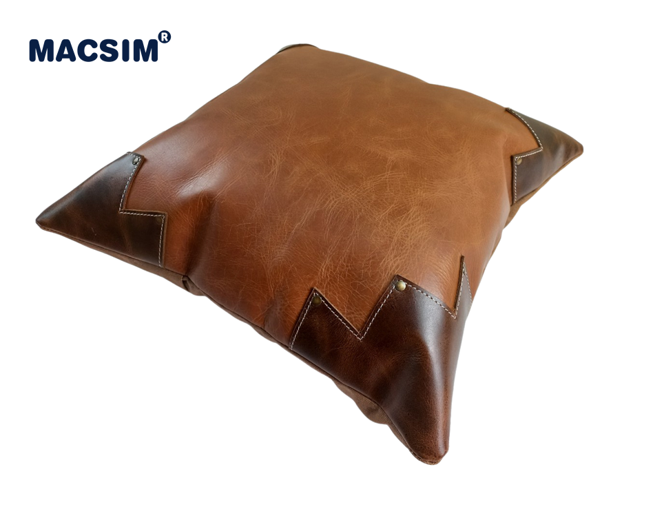 Gối tựa lưng, tựa đầu đa năng, gối sofa cao cấp Macsim kích thước 40cm x 40cm màu vàng