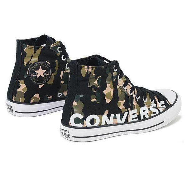Giày sneakers Converse Camo vải canvas chính hãng full box Chuck Taylor All Star Wordmark - 166232C