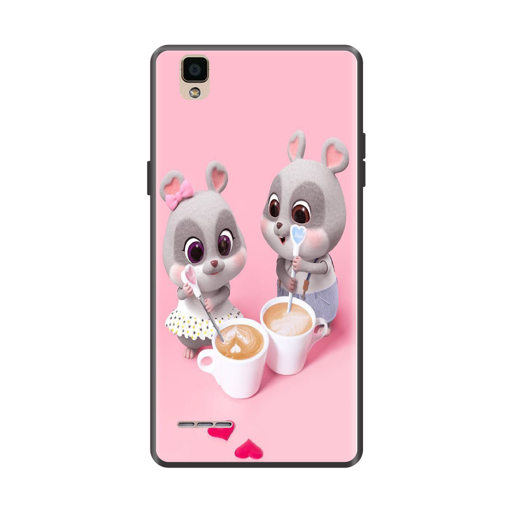 Ốp lưng TPU viền dẻo cho điện thoại OPPO F1 Hình Chuột Tết 2020 Mẫu 12