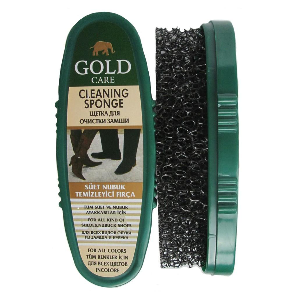Combo Chăm Sóc Giày, Da Lộn GoldCare Xi Nước GC2002 và Bàn Chải Đánh Bụi Giày, Da GC4007