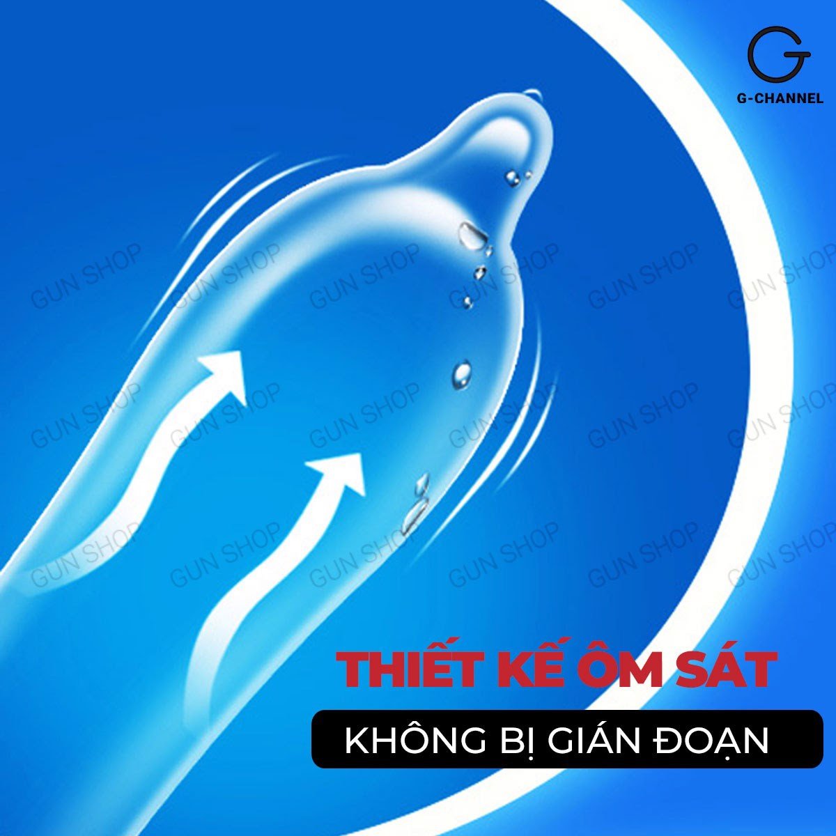 Bao cao su Toshiro Trơn - Mỏng trơn kèm 1 chiếc BCS Gun Super Thin