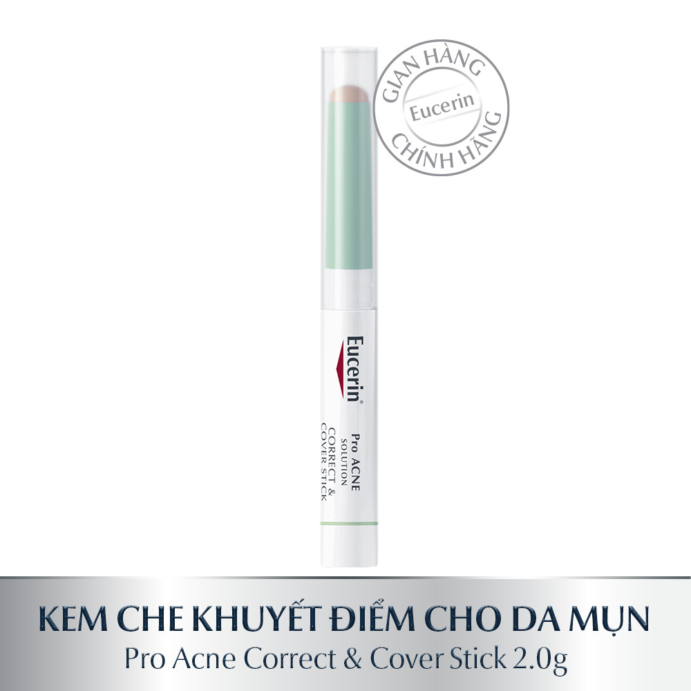 Kem che khuyết điểm & giảm mụn Eucerin Pro Acne Correct & Cover Stick 2g