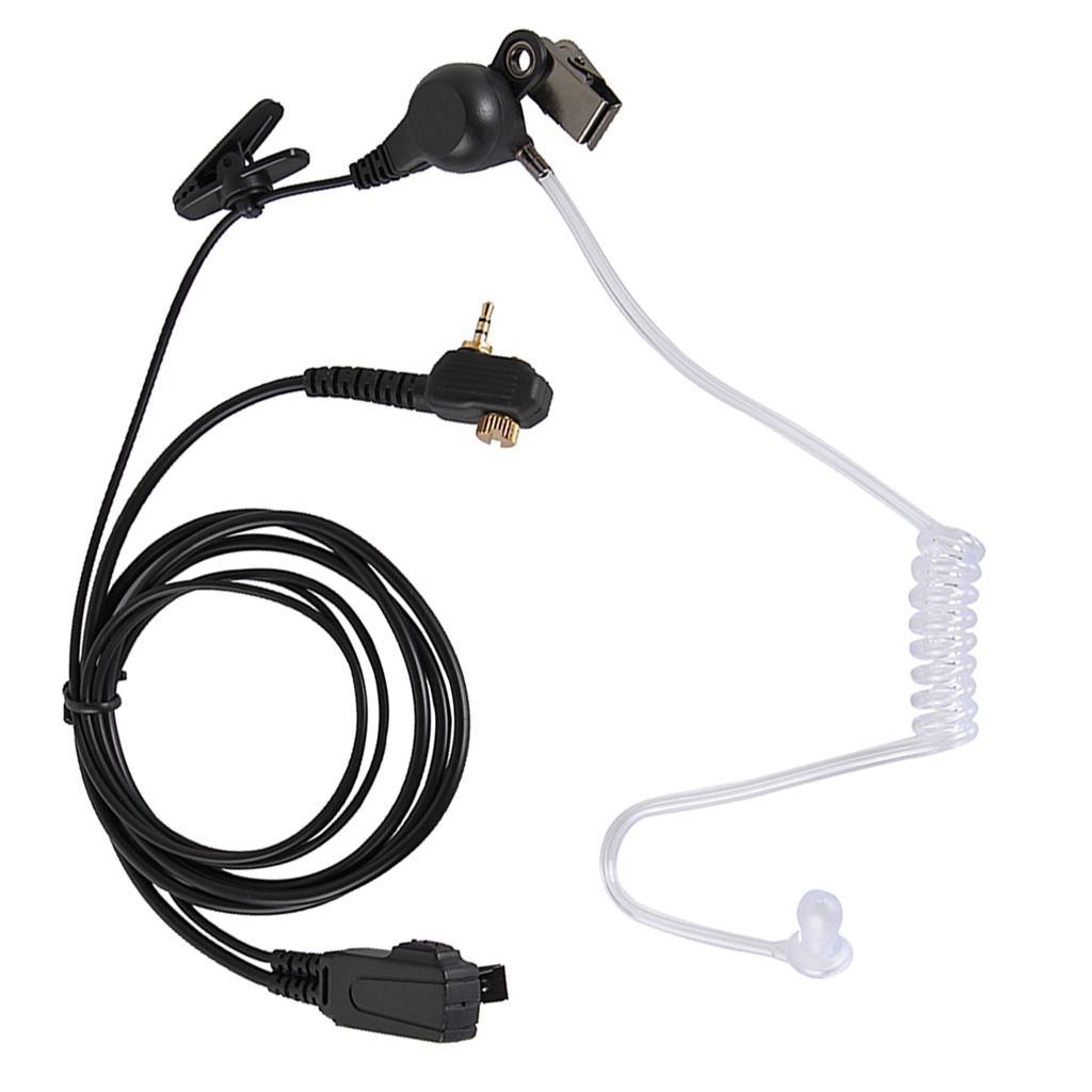 1Pin PTT Mic Covert Acoustic Tube Earpiece Headset For Motorola MTH600 MTH650 MTH800 MTH850 MTP850 MTS850 2 Way Radio Walkie Talkies