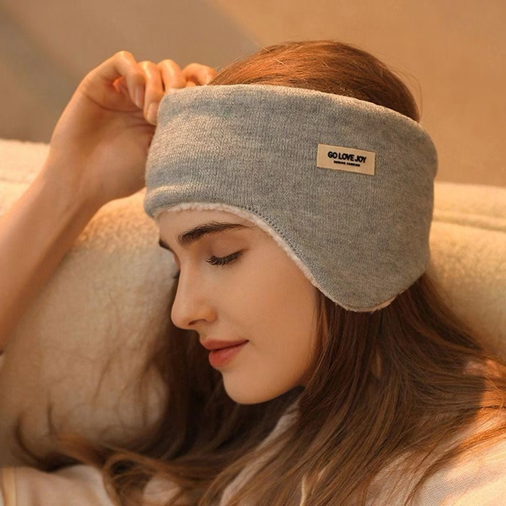 Băng Đô Bịt Tai Giữ Ấm Mùa Đông – Chụp Tai Co Giãn Tốt, Lót Lông Mềm, Chống Ồn &amp; Che Mắt Khi Ngủ (Nam/Nữ)