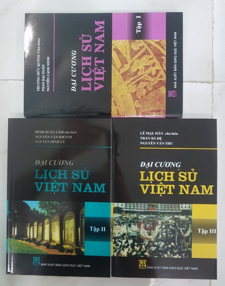 Hình ảnh Đại Cương Lịch Sử Việt Nam 3 tập (combo)