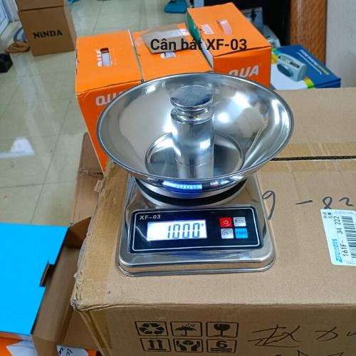 Cân điện tử nhà bếp XF-03 chính xác đến từng gam tặng bát inox