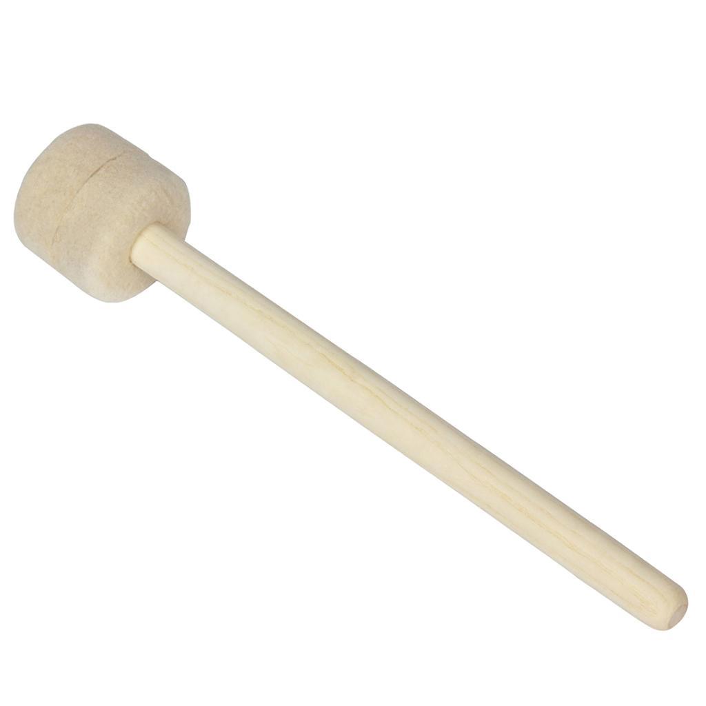 Wooden Bass Drum Mallet Stick Drumsticks for Beginners School Players