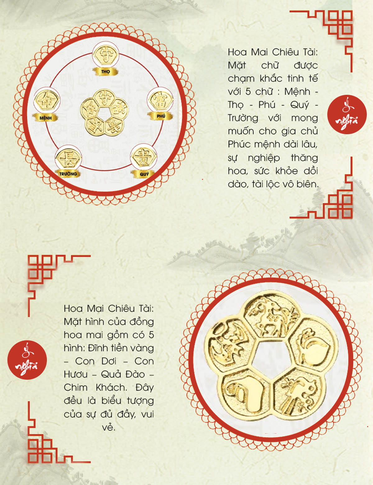 Hoa Mai Chiêu Tài Hồng Ngọc