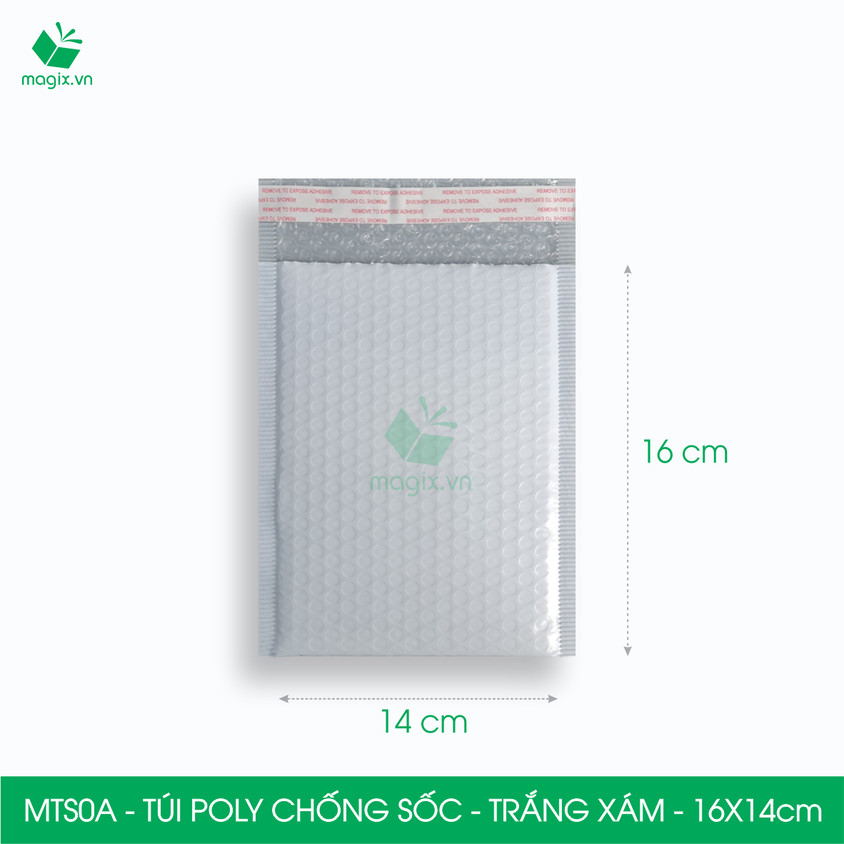 MTS0 MTS0H - 16x11cm - COMBO 25 TÚI GÓI HÀNG CHỐNG SỐC BỌC BÓNG KHÍ - NHIỀU MÀU