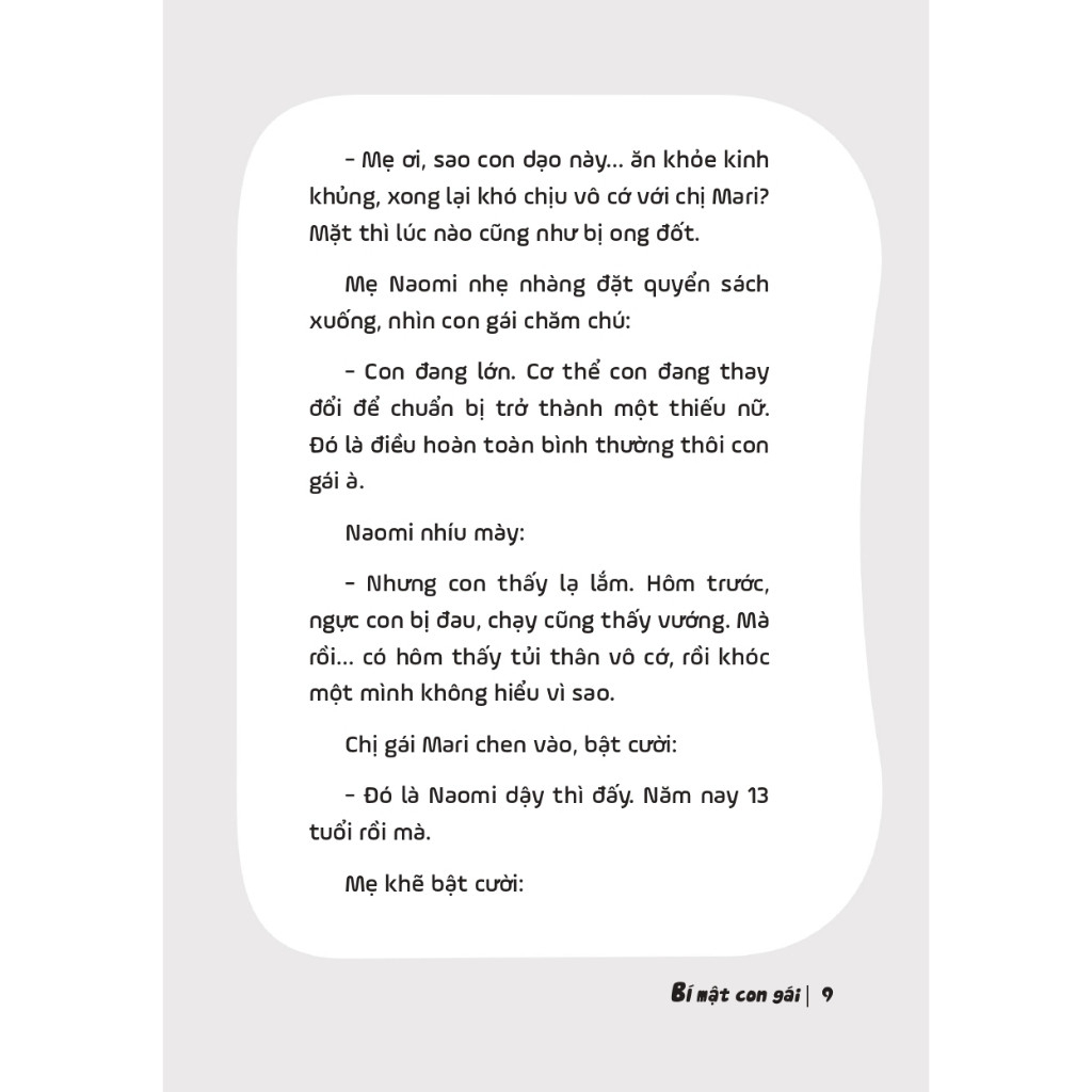 Cùng con bước qua tuổi dậy thì : Bí mật con gái - VT