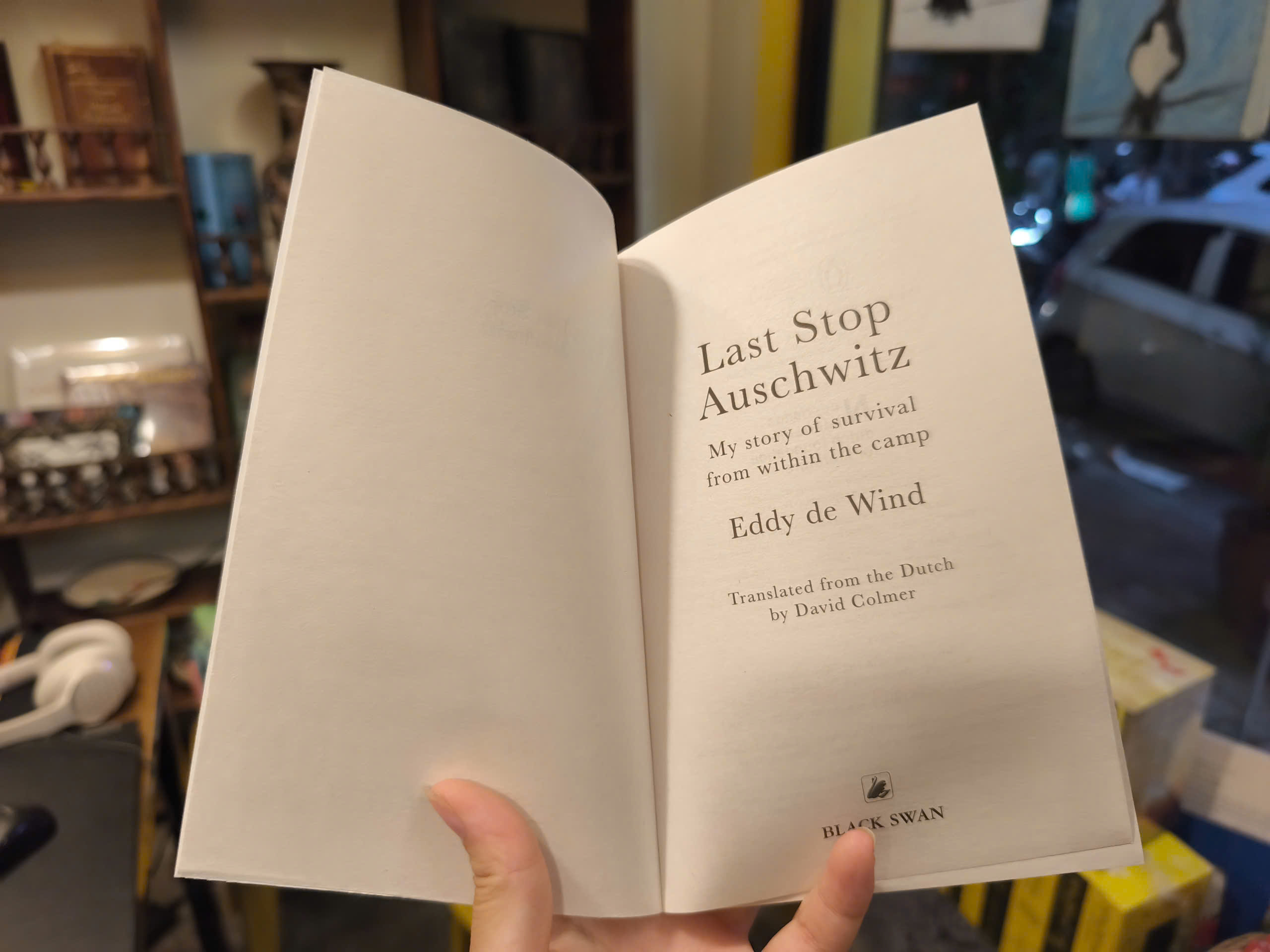 Sách - Last Stop Auschwitz by Eddy de Wind - THE SUNDAY TIMES AND INTERNATIONAL BESTSELLER