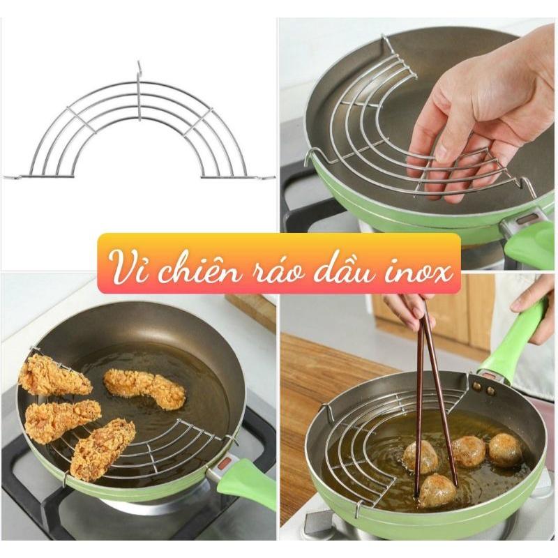 Vỉ chiên ráo dầu 26cm