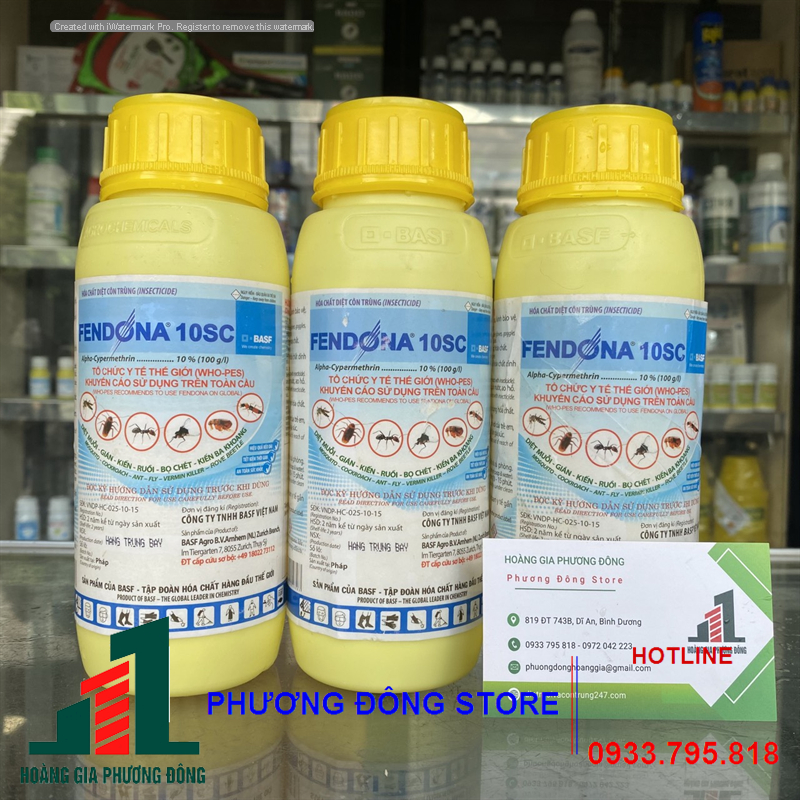 Thuốc diệt muỗi và côn trùng Fendona 10SC-500ml