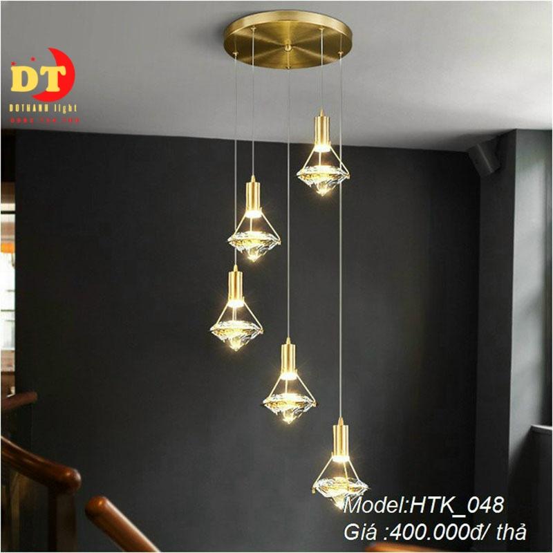 Đèn thả cầu thang phale thông tầng cầu thang HTLQ
