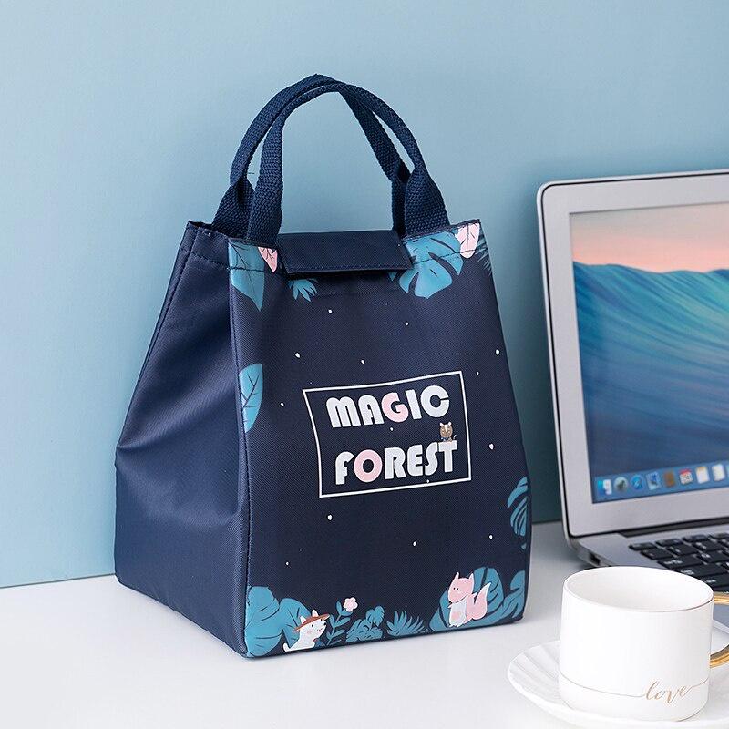 Portable Lunch Bag 2021 New Thermal Insulated Lunch Box Tote Cooler Bag Bento Pouch Lunch Container Food Storage Bags Handbag