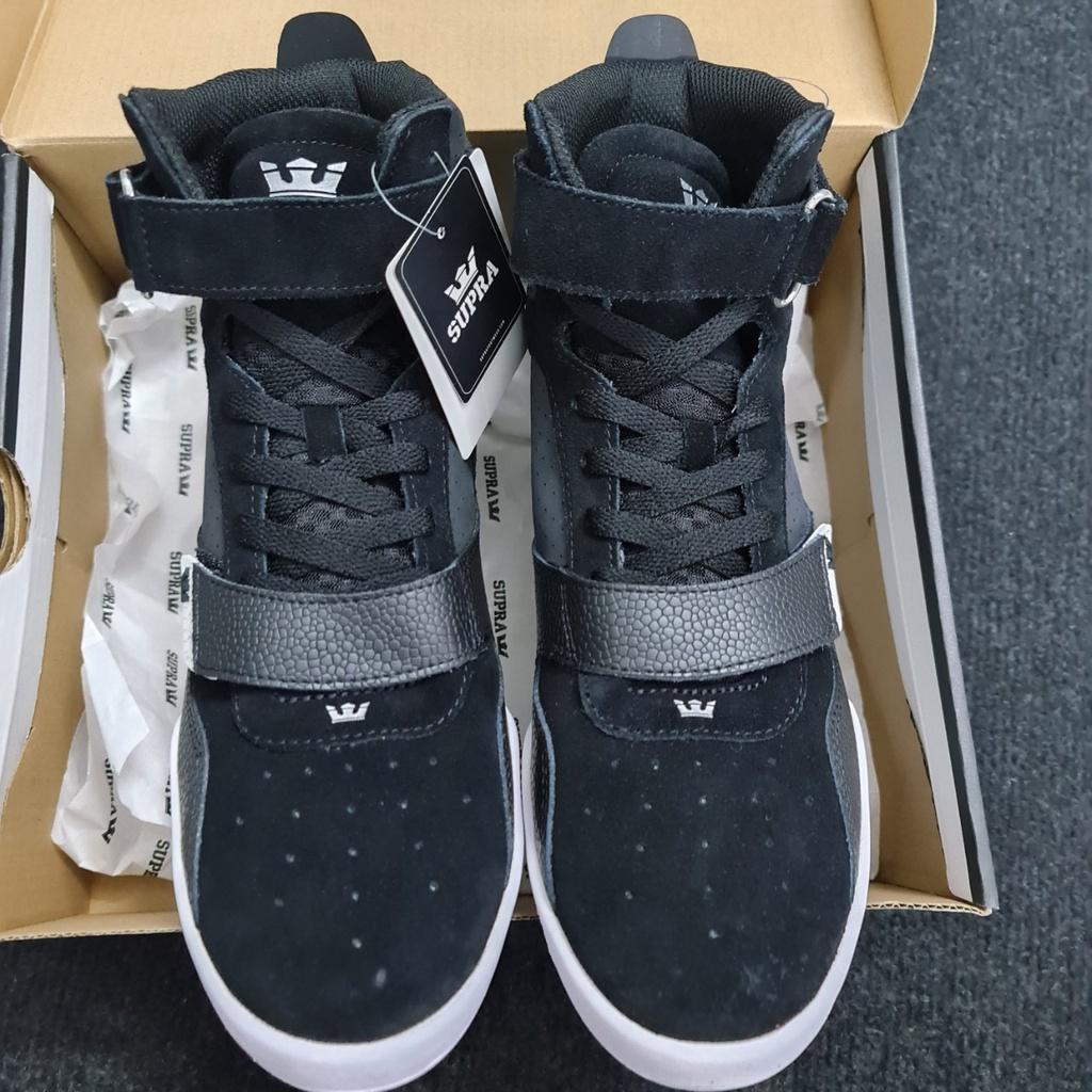 Giày nam Supra Breaker Black White Hi Top