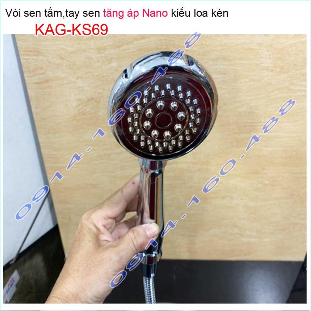 Vòi sen tắm, tay sen + dây sen tắm, vòi hoa sen Kace KAG-KS69