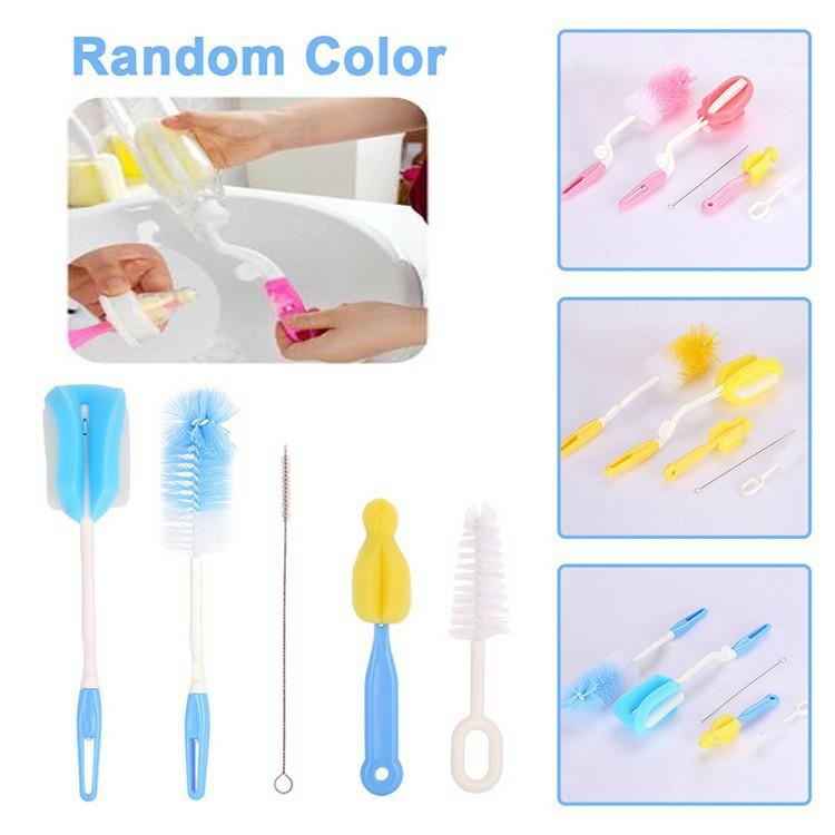 Bộ cọ bình sữa, cọ núm ti 5 chi tiết đẹp mê ly