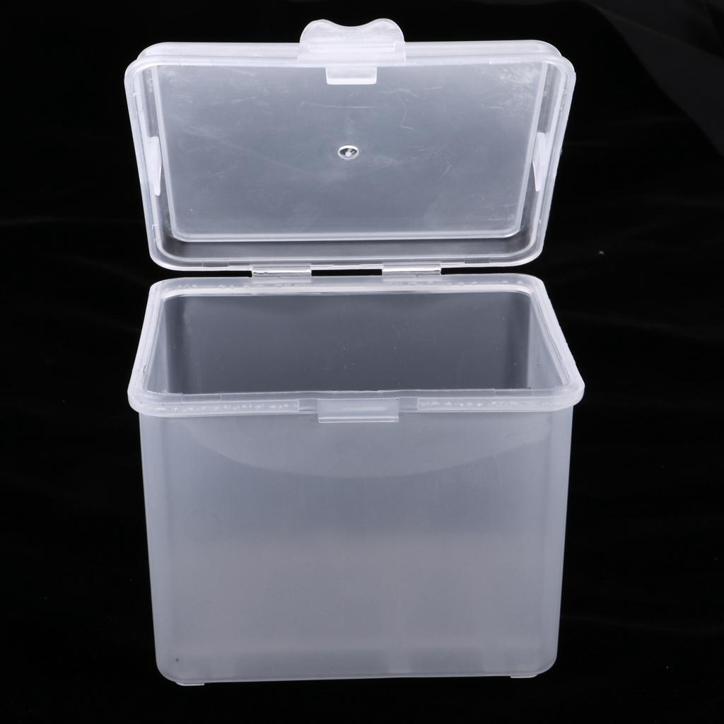 2pcs Plastic Storage Box Organizer Case For 18650 Lithium Battery & Headlamp