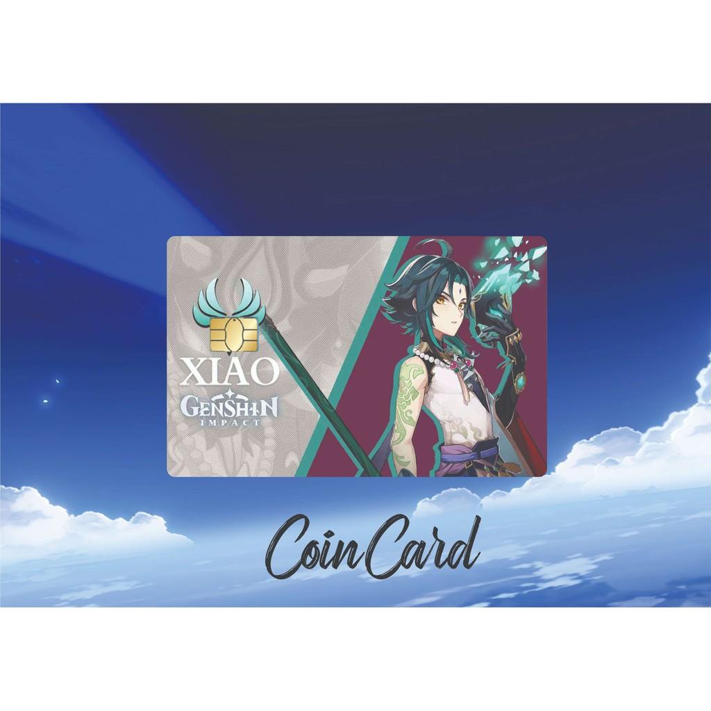 Sticker / Miếng dán Thẻ ATM, Thẻ Ghi nợ, Tín dụng hình GENSHIN IMPACT Xiao