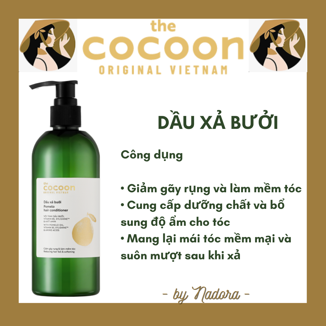 Dầu Xả Bưởi The Cocoon Pomelo Hair Conditioner 310ml