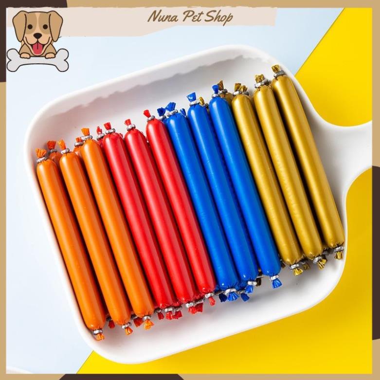 Combo 10 chiếc xúc xích cho chó mèo bổ sung dinh dưỡng