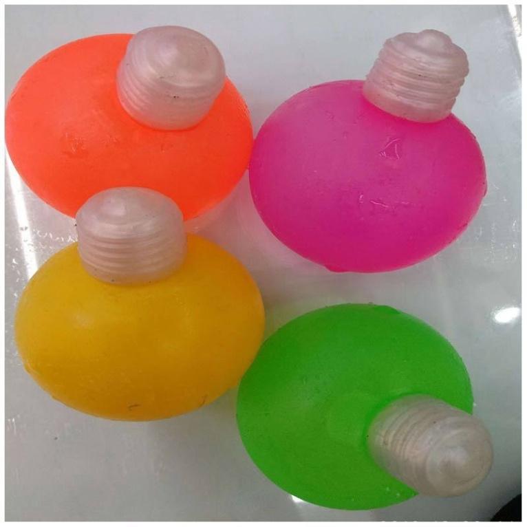 Gudetama Squishy Bóp Trút Giận Hình Bóng Đèn Nhiều Màu đáng yêu mochi slime