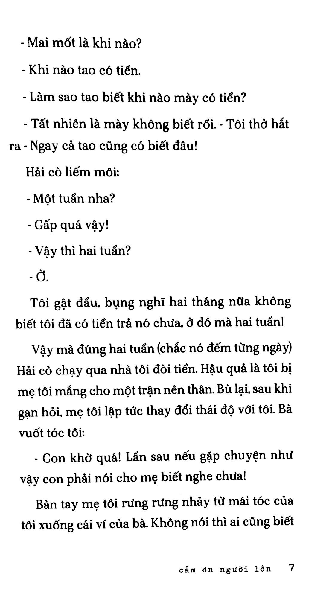 Cảm Ơn Người Lớn