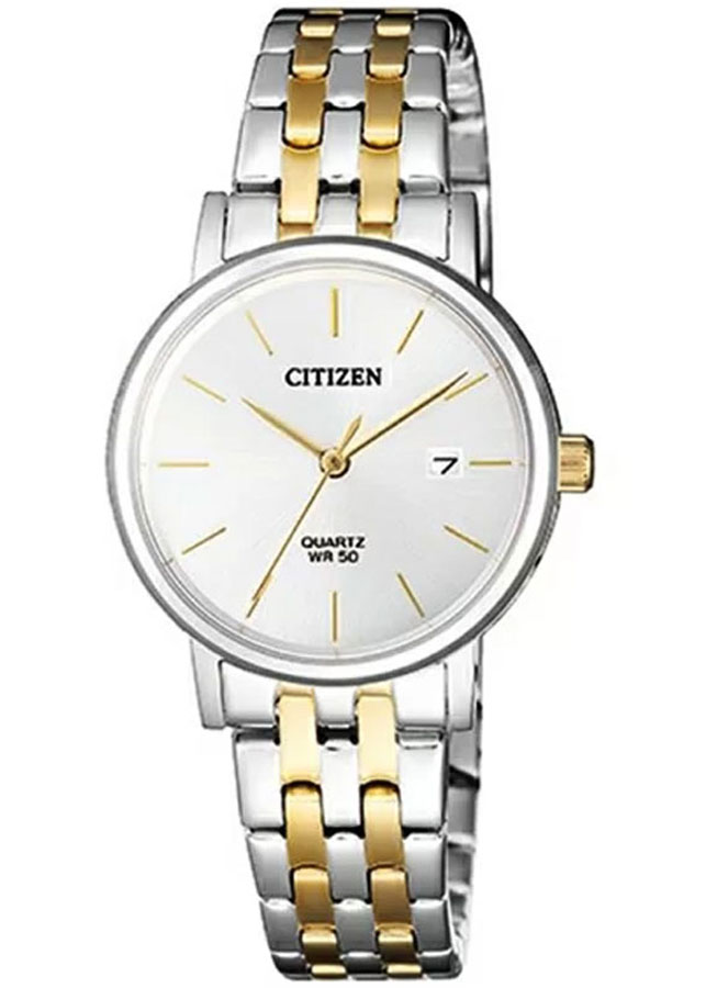 Đồng Hồ Nữ Citizen Dây Thép Không Gỉ EU6094-53A - Mặt Trắng