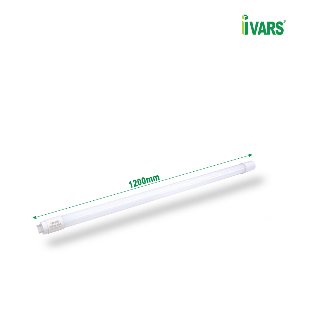 Đèn LED Tuýp Bóng Thuỷ Tinh 1m2 Thương Hiệu IVARS - Công Suất 20W/28W - Hàng chính hãng