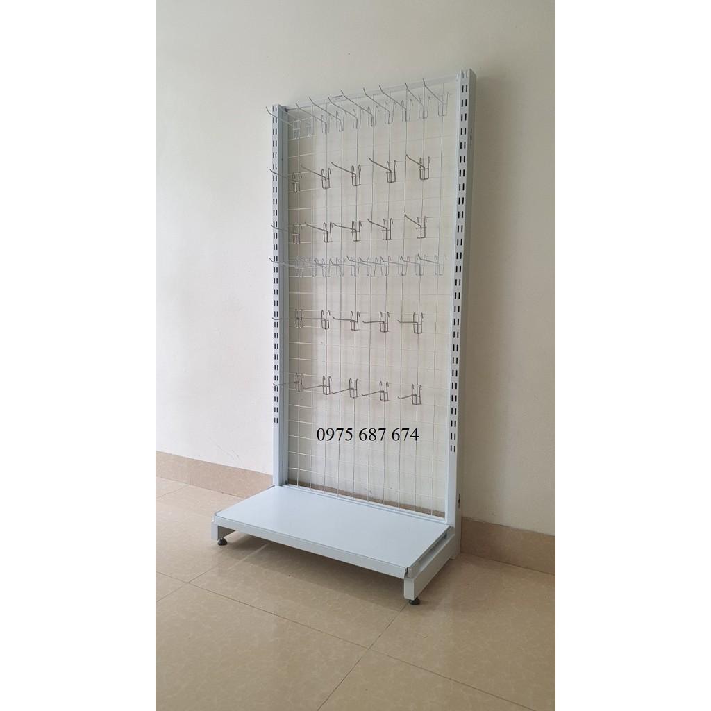 Giá kệ,lưới treo đồ,móc treo phụ kiện,móc treo tường Dài 70cm, Rộng 40cm, Cao 150cm gồm 1 sàn