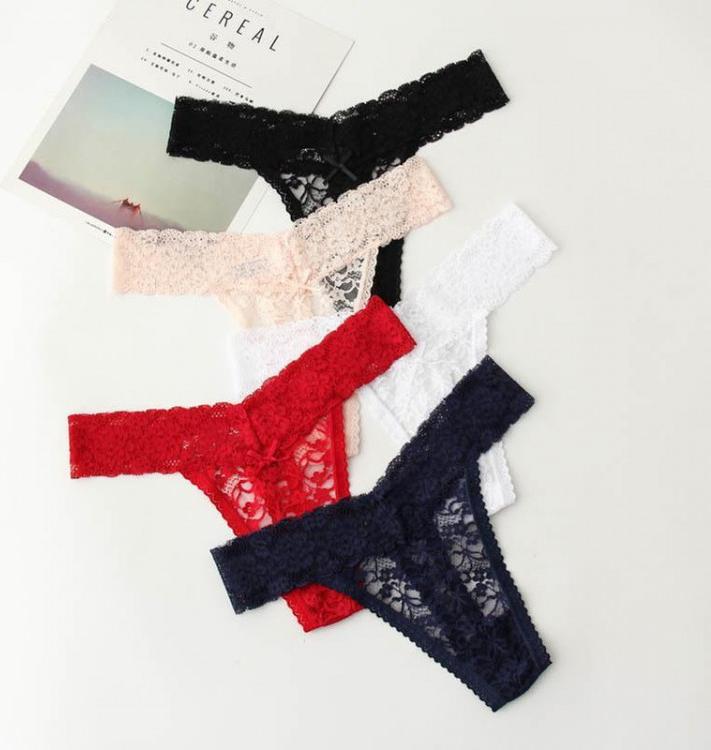 Bộ 10 quần lót ren lọt khe 6214 sexy