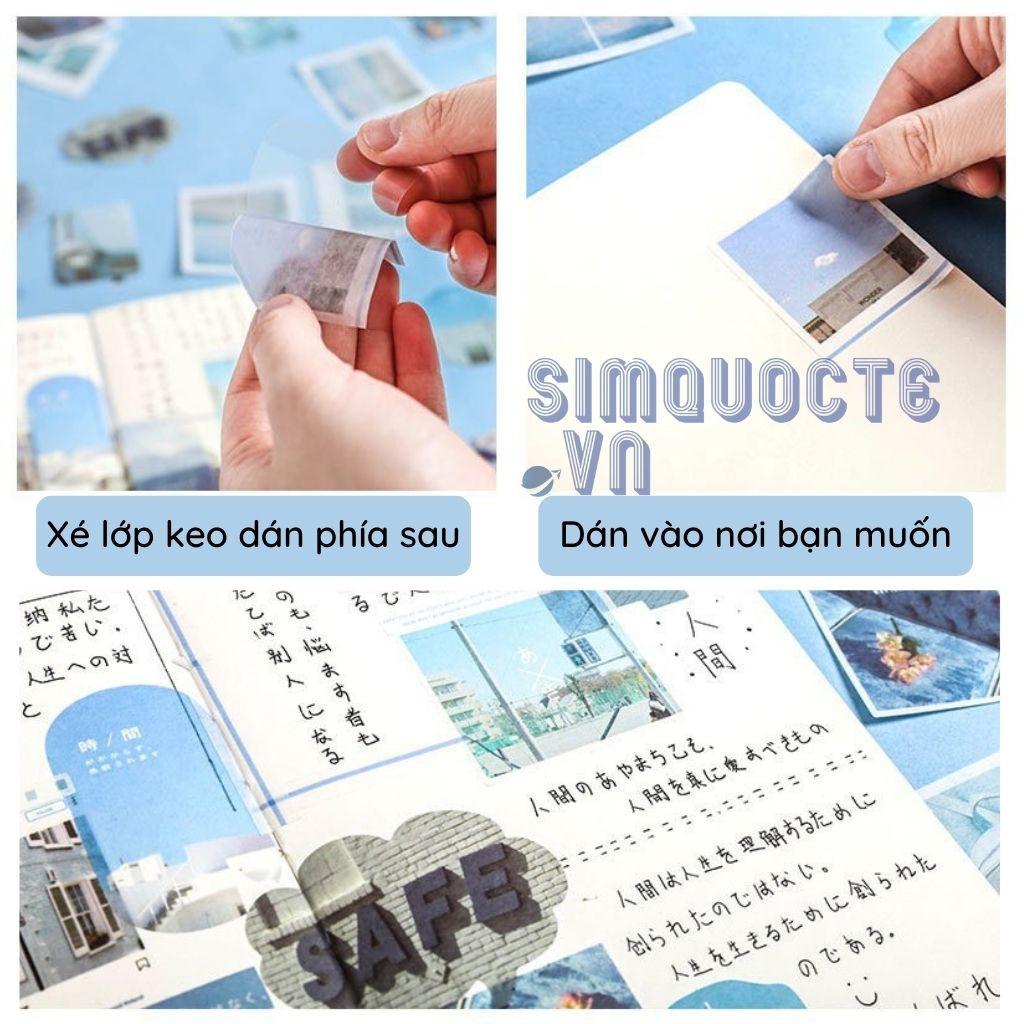 Sticker dán nhãn phong cách Nhật Bản nhiều chủ đề Box Sticker ST01