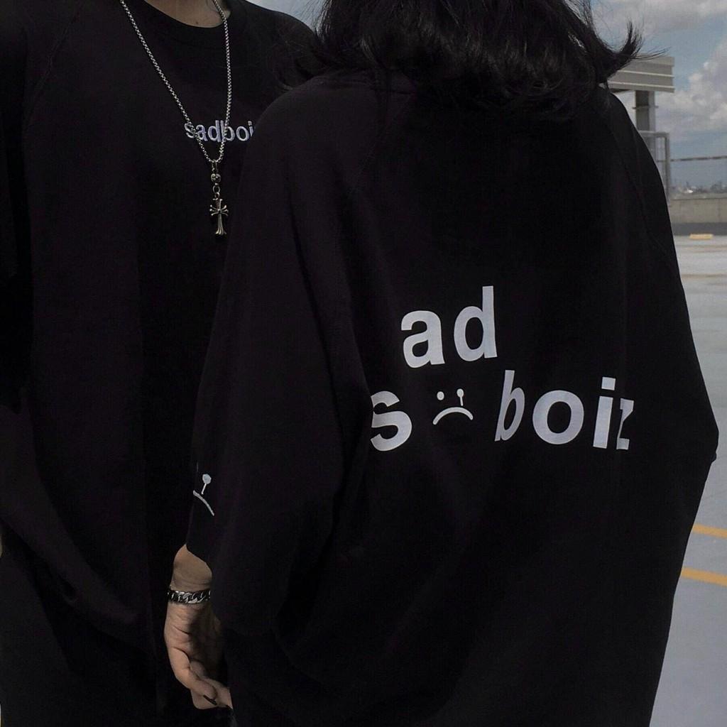 Áo Thun Local Brand SadBoiz Nam Nữ Tay Lỡ Oversize Unisex Full Mạc