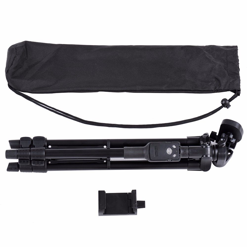 Chân đế tripod dùng cho điện thoại và máy ảnh Selfiecom TTX-6218 -  Có Remote chụp ảnh và túi đựng tiện lợi - Hàng chính hãng